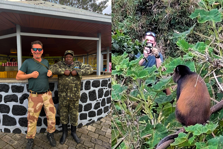 Golden monkey trekking